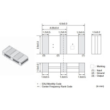 Фильтр кварцевый SFE10,7MS2-A Murata