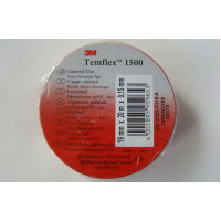 Стрічка Temflex 1500-Red-19MMX20M