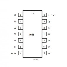 Мікросхема логічна 74HC4066AFT Toshiba