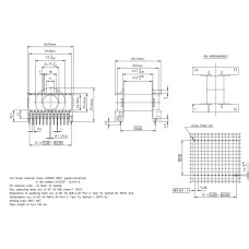 Каркас для трансформатора 432202100691 Philips