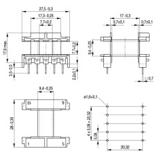 Каркас для трансформатора B66208J1110T001 EPCOS