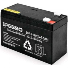 Акумулятор кислотний 12V-7,5Ah Gresso