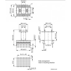 Каркас для трансформатора B66243S1012T001 TDK Corporation