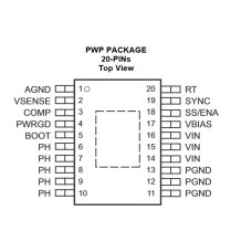 Перетворювач TPS54310PWP Texas Instruments