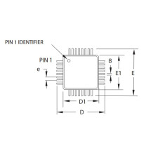 Мікросхема-мікроконтролер ATMEGA328P-AU Microchip