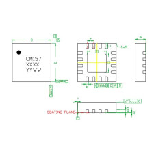 Микросхема СВЧ/РЧ CMD157P3 Custom MMIC