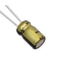 Конденсатор алюминиевый выводной USW1H100MDD Nichicon