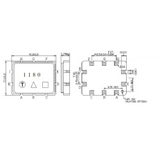 Фильтр на ПАВ TB1180A TAI-SAW