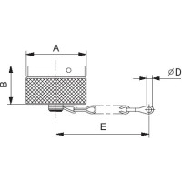 Заглушка 97B-25043-28 Amphenol RF