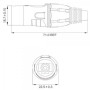 Герметичная кабельная вилка YT-RJ45-CPE-10-002 CNLINKO