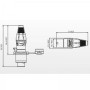 Герметичная кабельная вилка YT-RJ45-CPE-10-002 CNLINKO