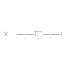 Диод стабилитрон BZX79-B5V6,113 Nexperia