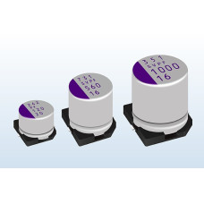Конденсатор алюминиевый SMD ELV100M50B Hitano