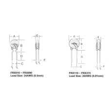 Запобіжник FRX160-60F Fuzetec Technology Co., Ltd.