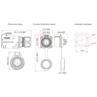 Герметичный разъем LP-28-C08PE-01-001 CNLINKO