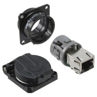 Разъем влагозащищенный RJ45 RJF21BSCC Amphenol