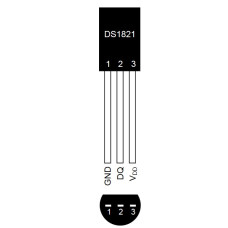 Датчик температури DS18B20+ DALLAS