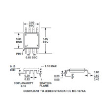 Датчик температури AD7314ARM Analog Devices