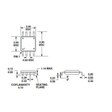 Датчик температури AD7814ART-500RL7 Analog Devices