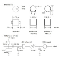 Датчик удару 801 Sencera