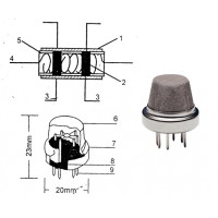 Датчик запиленості повітря HS-135 Sencera