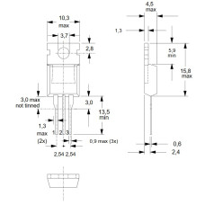 Тиристор BT137-500 Philips