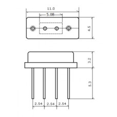 Резонатор на ПАХ R418F11 Fronter