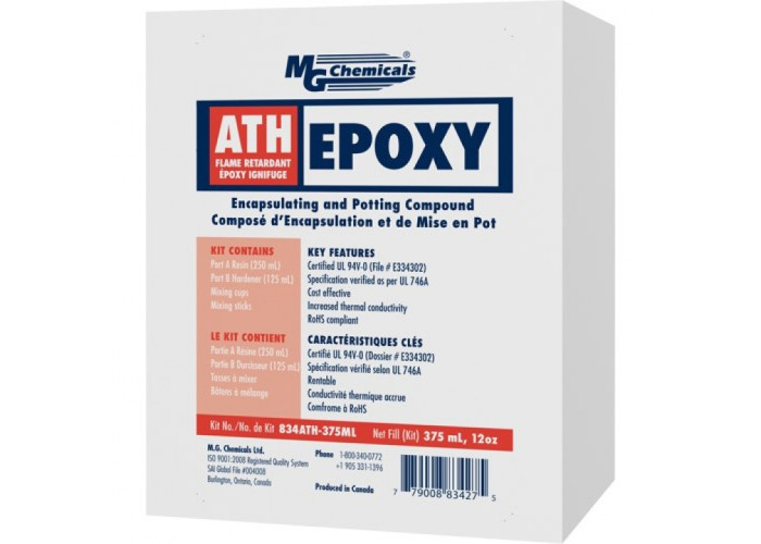 Епоксидний компаунд 834ATH-375ML MG Chemicals