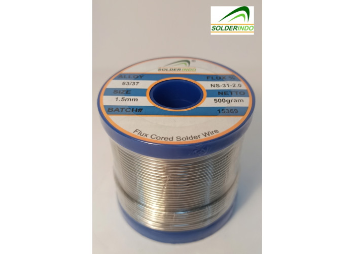 Припій трубчастий W63J2015JB SOLDERINDO