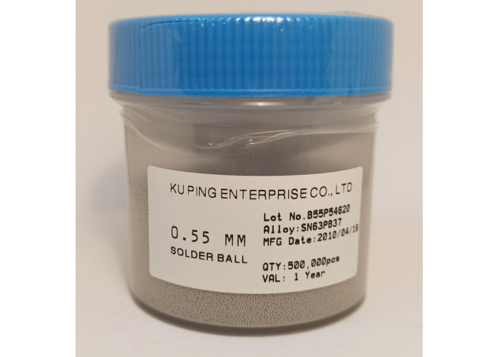 Припій BGA BALLS-SN63-550-500K Ku-Ping