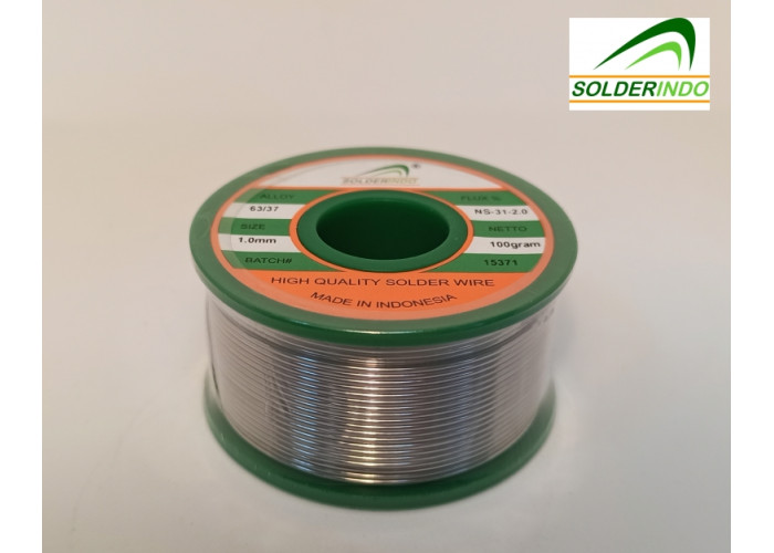 Припій трубчастий W63J2010A SOLDERINDO