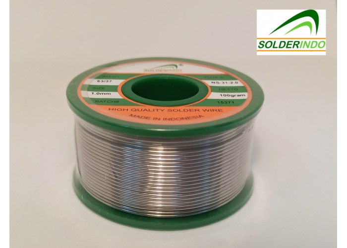 Припій трубчастий W63J2010A SOLDERINDO