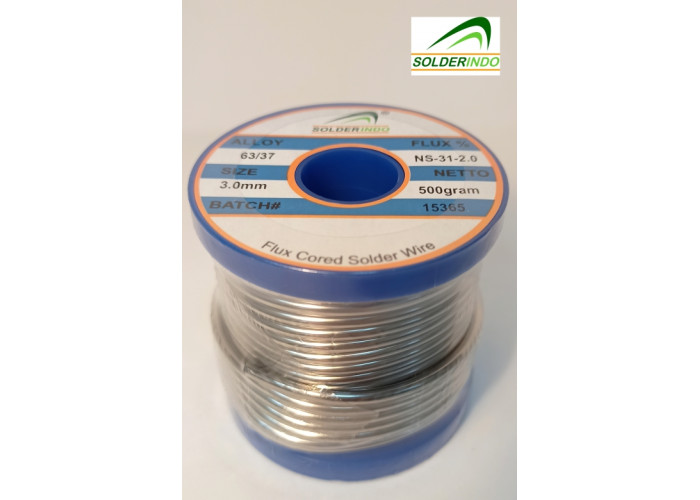 Припій трубчастий W63J2030JB SOLDERINDO