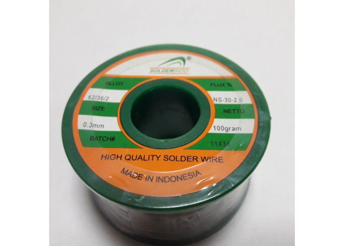 Припій трубчастий W62AG2I2003A SOLDERINDO