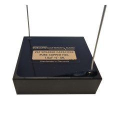 Конденсатор 1 uF Black Series CAST Cu-Ag Capacitor - Loudspeaker Duelund Audio