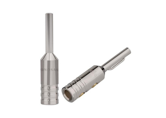 Акустический штекер тип banana B80R Monosaudio (2 пары)