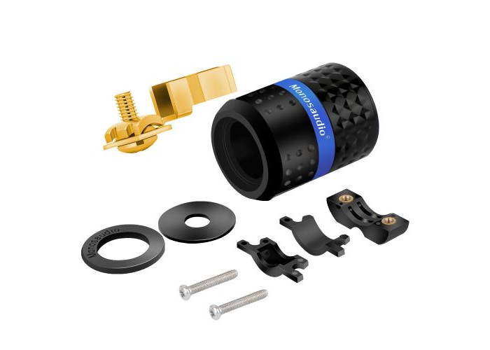 Силова вилка та розетка E103G/F103G Monosaudio (2 пари)
