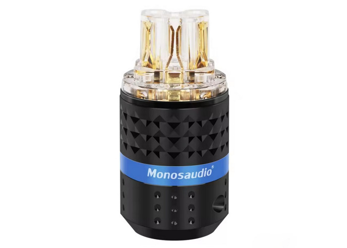 Силова вилка та розетка E103G/F103G Monosaudio (2 пари)