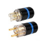 Силова вилка та розетка E103G/F103G Monosaudio (2 пари)