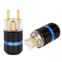 Силова вилка та розетка E103G/F103G Monosaudio (2 пари)