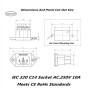 Силова розетка IC72G Monosaudio (2 пари)